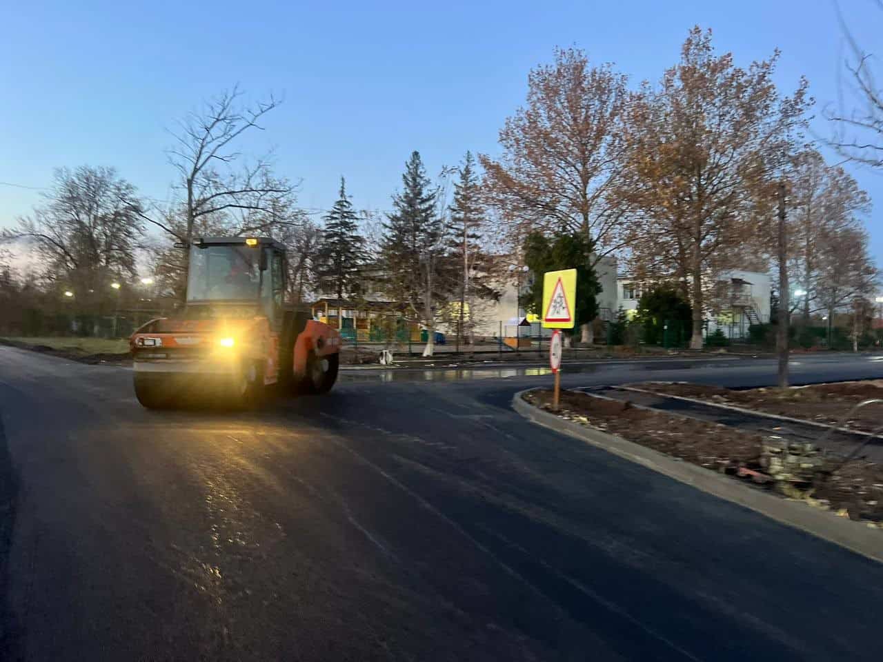 Второй этап по ремонту дорог в Нижнегорском районе Крыма
